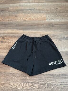White Fox Society Limited Edition Lounge Shorts Black Size Small Athletic Comfy